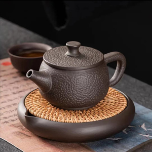 原矿老泥紫砂茶壶功夫茶具家用泡茶壶大号锤纹汉瓦壶单壶高端茶器