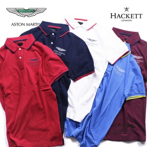 纯原hackett联名aston martin阿斯顿马丁英伦复古v8男士polo衫t恤