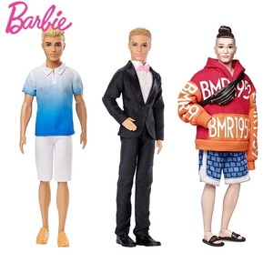 美国barbie芭比娃娃男朋友肯ken西装帅气新郎王子爸爸正品礼物
