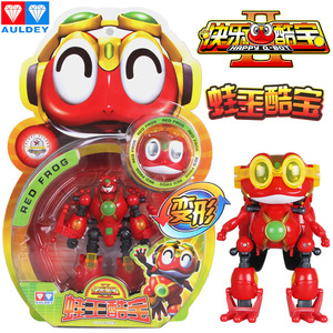 奥迪双钻快乐酷宝2 青蛙小宝公仔变形玩具蛙王酷宝512201 蛙王