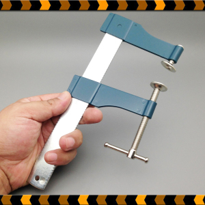 双层钢板f夹木工夹钳固定夹木工diy夹具夹子木工坊工具摇杆g字夹