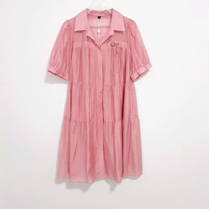 商场同款JMY/YST/TPF2FB7112夏季时尚衬衫裙气质显瘦天丝连衣裙女
