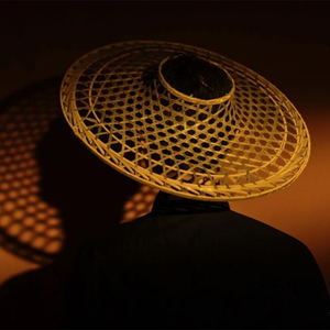 汉服斗笠侠女竹帽古装大侠帽舞蹈斗笠帽影楼拍照幕篱影视拍戏道具