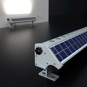 太阳能led洗墙灯户外防水庭院灯工程亮化装饰景观灯家用围墙壁灯