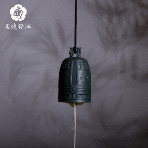 日本金寿堂风铃挂饰手工青铜风铃日式和风挂饰挂件家居铜制风铃