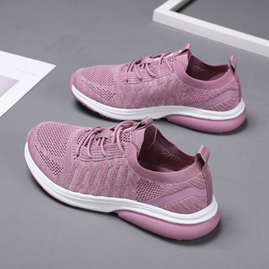 夏季新款老人鞋女透气网面老年健步休闲鞋防滑软底舒适轻便妈妈鞋