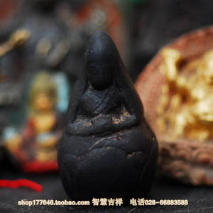 西藏圣物 大乐莲师红喇嘛佐左倾玛朵老佛像 非常稀少 已出 欣赏