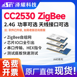 泽耀Zigbee模块CC2530自组网无线透传模块2.4G智能家居开关灯控制