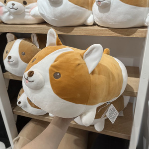 miniso名创优品 萌趣柯基-弹力超柔升级版趴姿毛绒公仔小短腿狗狗