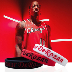 德罗赞公牛手环11号马刺derozan10号猛龙nba篮球运动签名硅胶腕带