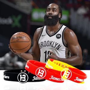 手环队nba篮球运动签名腕带james harden费城1号夜光情侣0人付款26