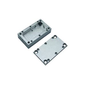 放大器壳体 屏蔽壳加工 压铸铝盒56 40 12mm 低噪放盒子 cnc加工