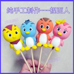 面塑面人捏面人作品非遗十二生肖卡通面人手工艺品摆件