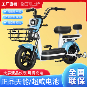 雅迪爱玛小牛新日同款新国标可上牌电动车男女士成人小型电动自行