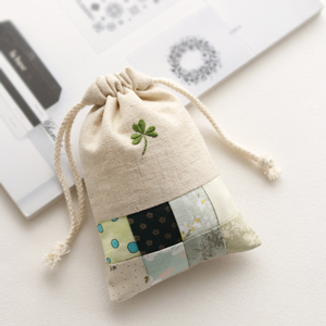 手工diy刺绣束口袋