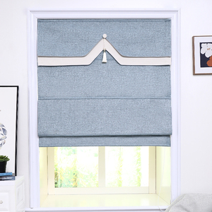 爱琴海现代简约轻奢罗马帘卷拉升降帘窗帘遮光书房上下拉布百叶