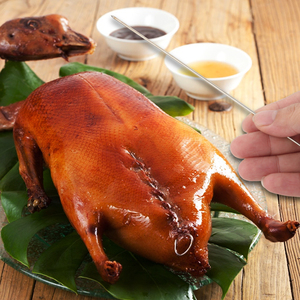 908人付款淘宝缝尾针无磁不锈钢烧烤鸭尾针叉烧针鹅