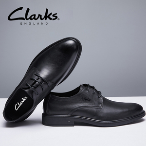Clarks其乐男鞋2024春季真皮正装商务休闲鞋软底德比鞋新郎男皮鞋