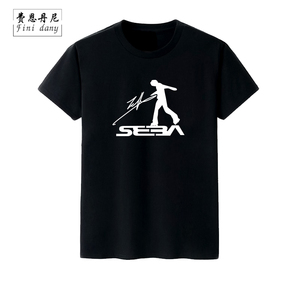 米高轮滑队服 短袖t恤衣服纯棉夏天街头滑板死飞学生青少年潮