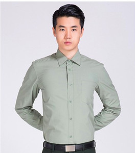 新款正装军绿春秋常服内衬长衬衣橄榄绿透气男款夏常长袖短袖衬衫