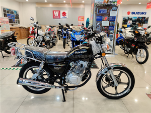 豪爵hj125-8y太子摩托车小货架电喷代步通勤车