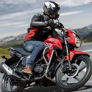 豪爵dks150电喷国四摩托车刹车联动侧翻货架电启动机车太子车