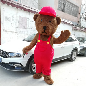 情侣泰迪熊卡通人偶成人表演服装熊人偶毛绒ted卡通人偶服婚庆