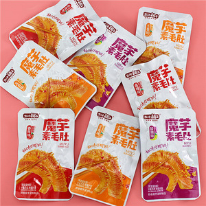盐津铺子魔芋爽香辣魔芋素毛肚辣条网红爆款小零食小吃散装小包装