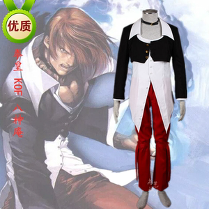 拳王拳皇kof-八神cos服装八神庵衣服演出服动漫游戏cosplay男装