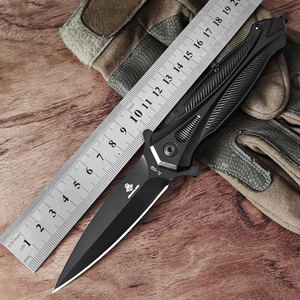 野营快开小刀防身户外刀具冷兵器军工刀迷你水果刀钢匕迷你折叠刀