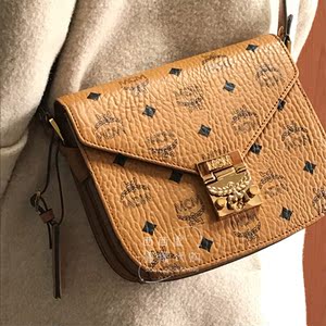 全球购mcm韩国直邮新款邮差包单肩斜挎小方包迷你小号休闲女包