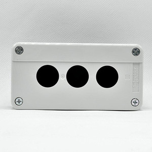 按钮盒3孔xalb03c开关按钮控制盒子橡胶急停按钮盒三孔22mm0人付款24