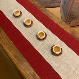 轻奢茶几桌旗中式新中式茶席台布防水现代茶桌布中国风简约茶旗