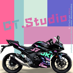 铃木gsx250r贴花个性改装贴纸机车防水拉花擎天柱版画摩托贴纸
