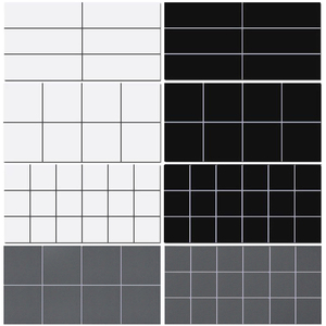 小白砖灰色哑光北欧格子面包砖卫生间厨房墙砖300600浴室厕所瓷砖