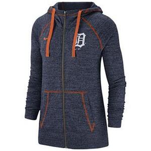 nike/耐克女运动外套连帽底特律老虎队服春秋宽松正品4138964