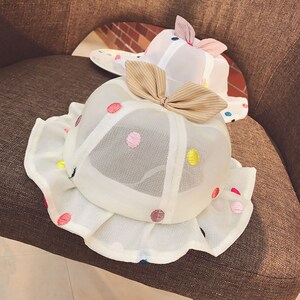 儿童渔夫帽夏天遮阳宝宝软檐夏季婴儿女婴帽子薄款公主欧式遮阳帽