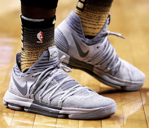 nike zoom kd10杜兰特狼灰军绿篮球鞋…鞋的气垫一