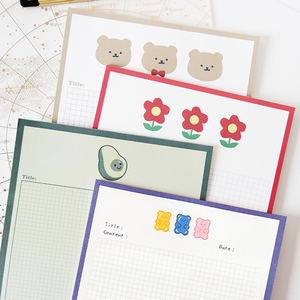 便签纸计划便签本可爱少女心韩国ins创意 学习b5格子笔记小本子