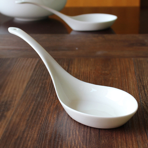 801人付款天猫餐具汤勺大号盛汤大勺子长勺子长柄家用陶瓷短柄小勺子