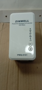 包好 Zinwell/真赫 PWQ-5101 500M直插式电力猫 电力线适配器单只
