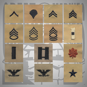 00同款货源北京游骑兵淘宝美国us navy金属徽章上中下士领章军衔