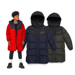 韩国直邮代购 black yak黑牦牛 冬季儿童男女长款加厚羽绒服165