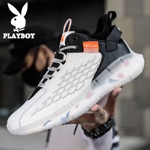 花花公子男鞋椰子鞋350满天星夜光秋季透气2021新款飞织运动鞋男