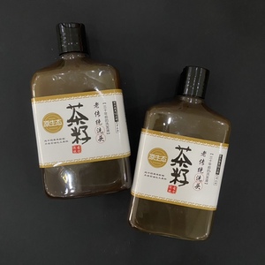 广西纯手工中草药茶麸茶籽洗发水500ml