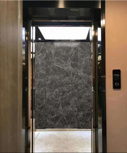 大理石岩板纹电梯内部装饰贴纸自粘防水加厚轿厢木板翻新贴膜PVC