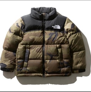 维维日代 the north face 北面 儿童迷彩羽绒服dj91864