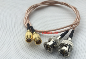 SMB/BNC-KJ射频SDI高清连接线 高频SMB母转BNC公华为75欧姆RF馈线