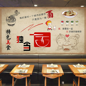 早餐饭店壁纸墙纸