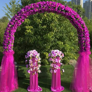 新年大红包花门全花拱门绢花拱门开业庆典拱门结婚拱门新款花门